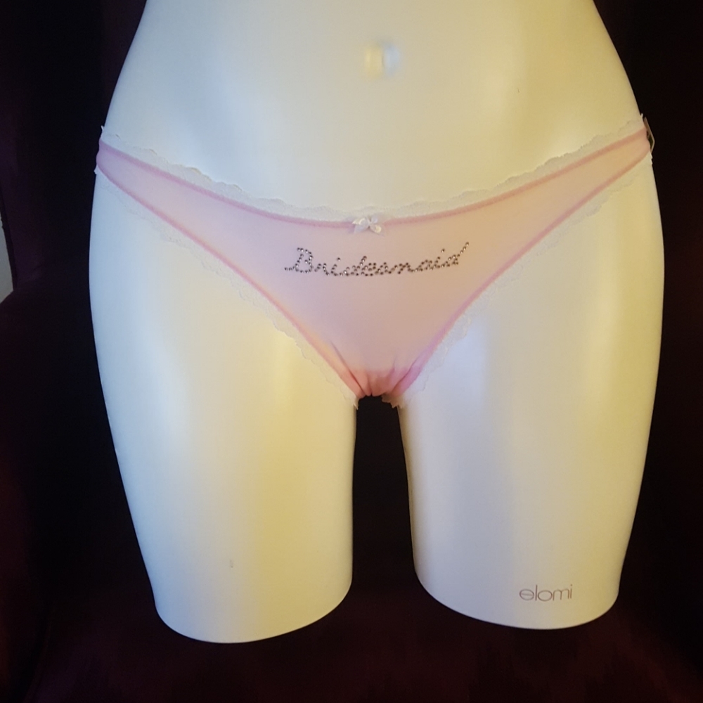 Betsey Johnson "bridesmaid" thong